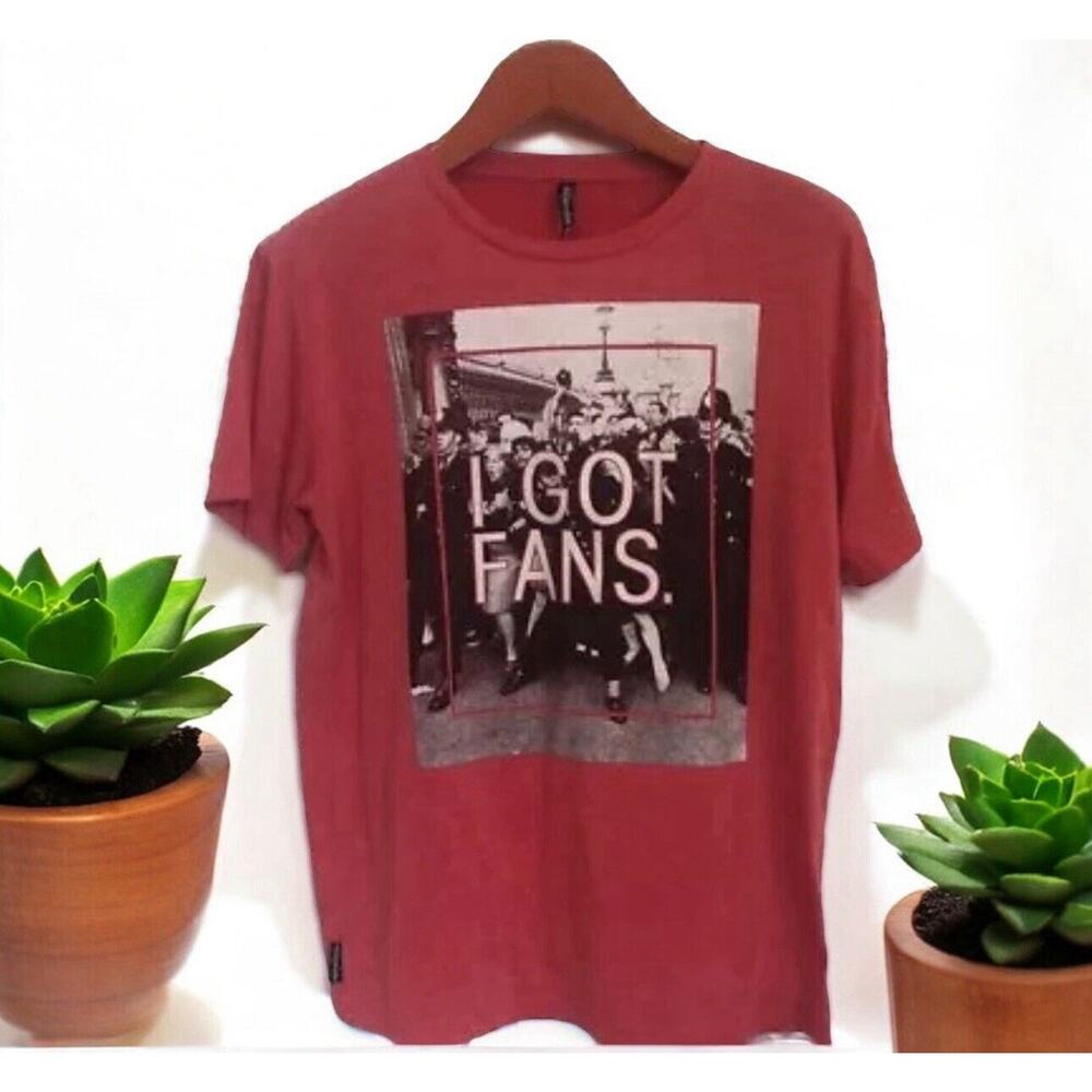Sugar and Bruno red I‎ Got Fans tee T Shirt Men’s Size XL